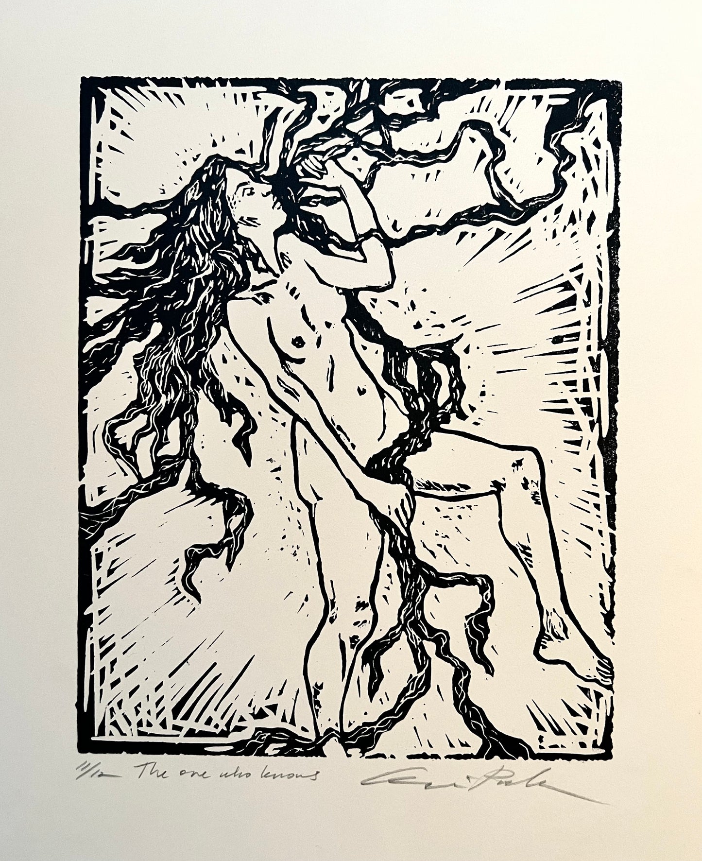 LINOCUT PRINTS ~ The one who knows