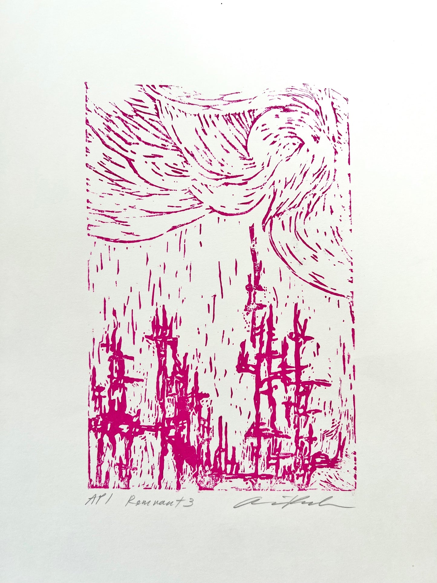 LINOCUT PRINTS ~ Remnant 1-3