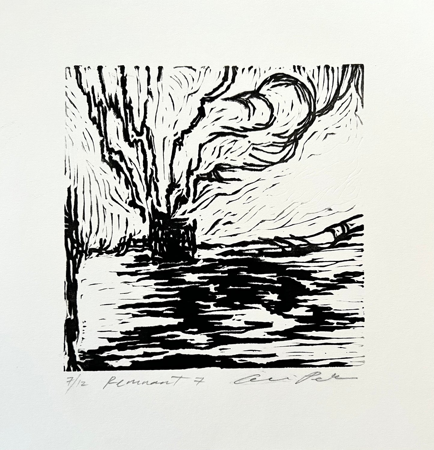 LINOCUT PRINTS ~ Remnant 7-9